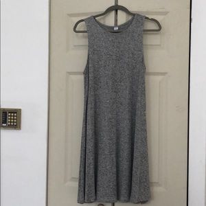 Super soft marled grey mini shift dress